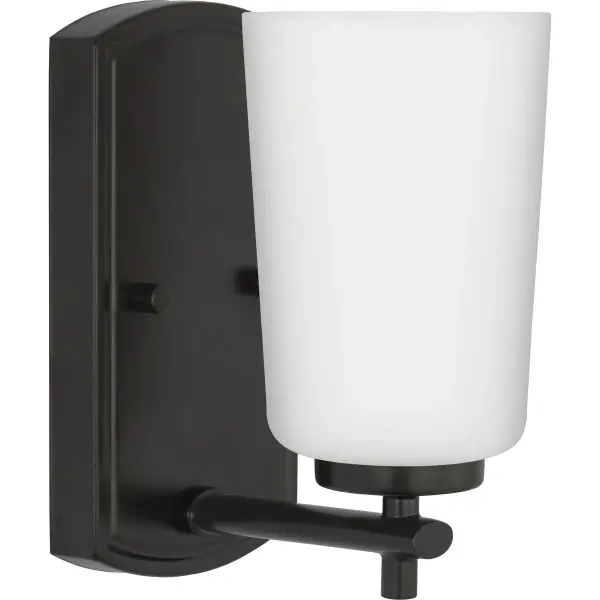 Adley One-Light Etched Opal Glass Bath Vanity Light - Image 3