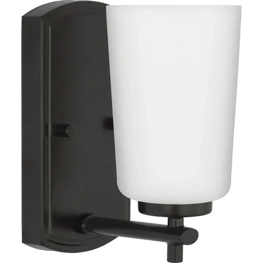 Adley One-Light Etched Opal Glass Bath Vanity Light - Image 3