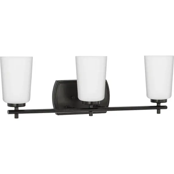 Adley Three-Light Etched Opal Glass Bath Vanity Light - Image 3