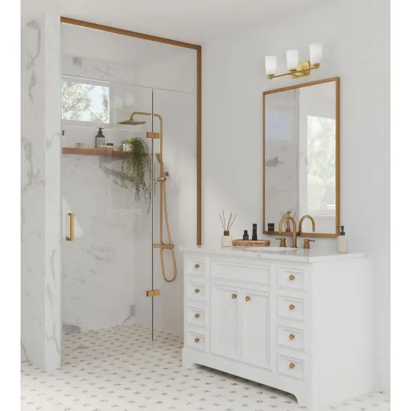 Adley Three-Light Etched Opal Glass Bath Vanity Light - Image 4
