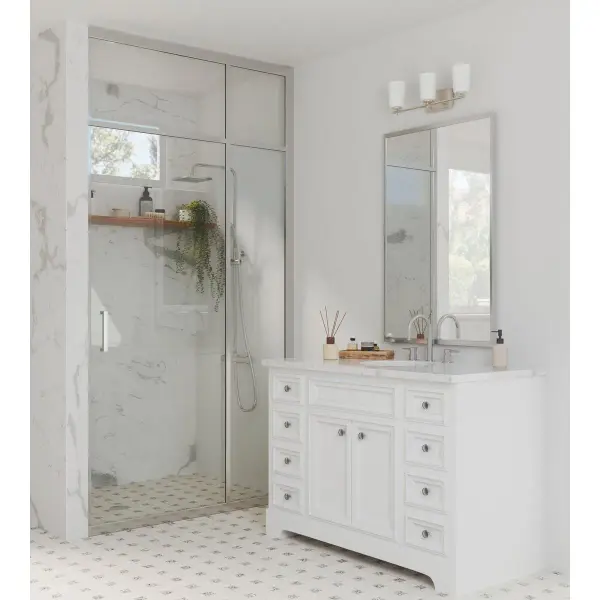 Adley Three-Light Etched Opal Glass Bath Vanity Light - Image 5