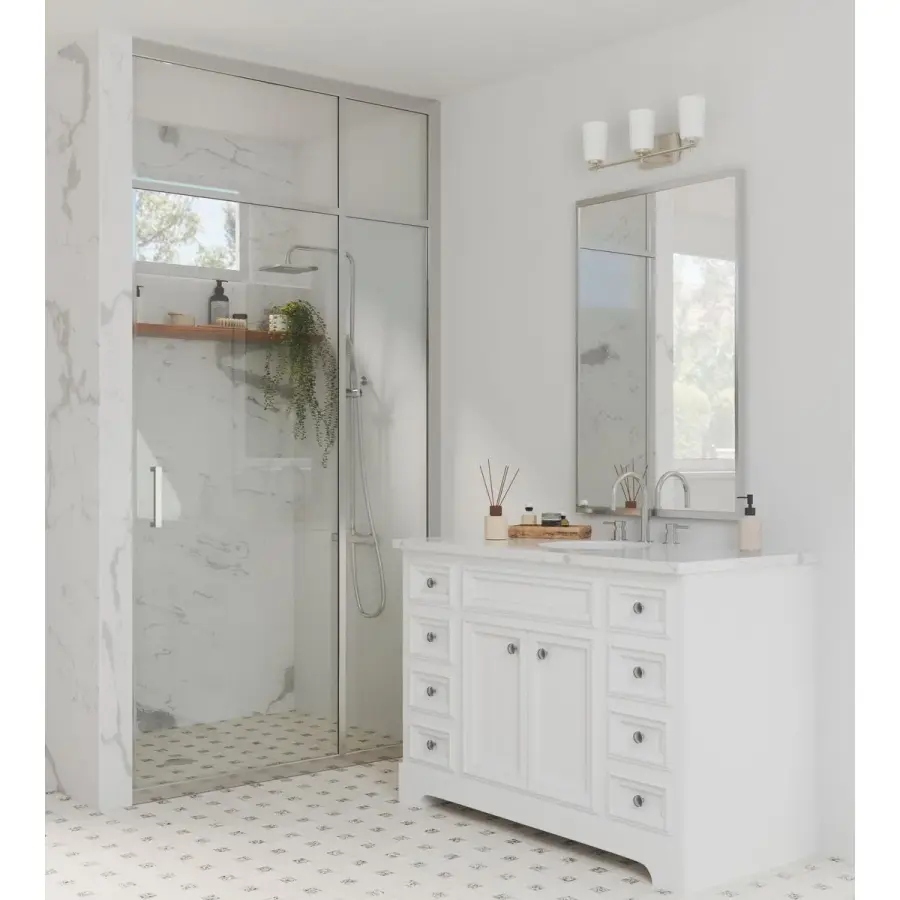 Adley Three-Light Etched Opal Glass Bath Vanity Light - Image 5