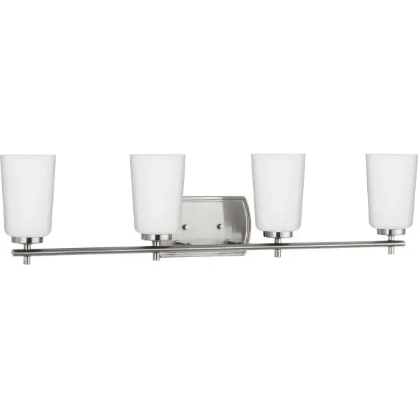 Adley Four-Light Etched Opal Glass Bath Vanity Light - Image 3