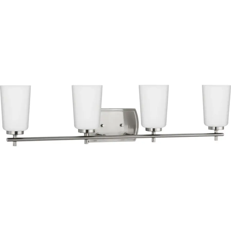 Adley Four-Light Etched Opal Glass Bath Vanity Light - Image 3