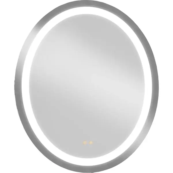 The Captarent illuminated mirror combines contemporary design with practical functionality. Its 30" x 36" oval shape and integrated LED lighting with color temperature selection make it ideal for modern bathrooms.