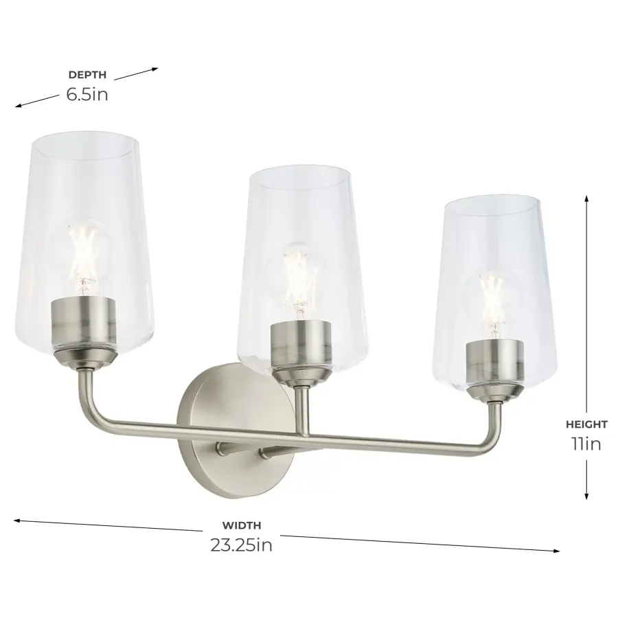 Celino Three-Light Bath & Vanity - Image 11