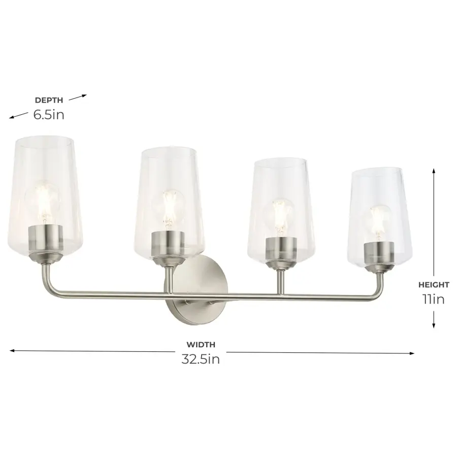Celino Four-Light Bath & Vanity - Image 9