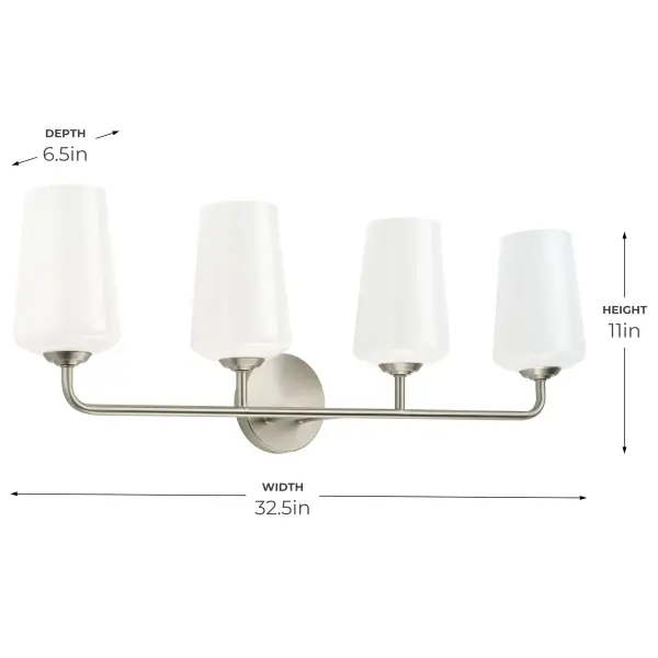 Celino Four-Light Bath & Vanity - Image 9
