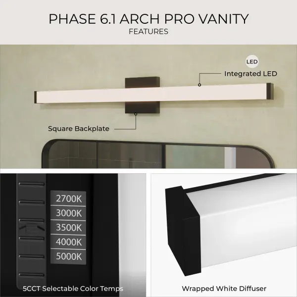 Phase 6.1" LED Bath & Vanity Light - Image 39