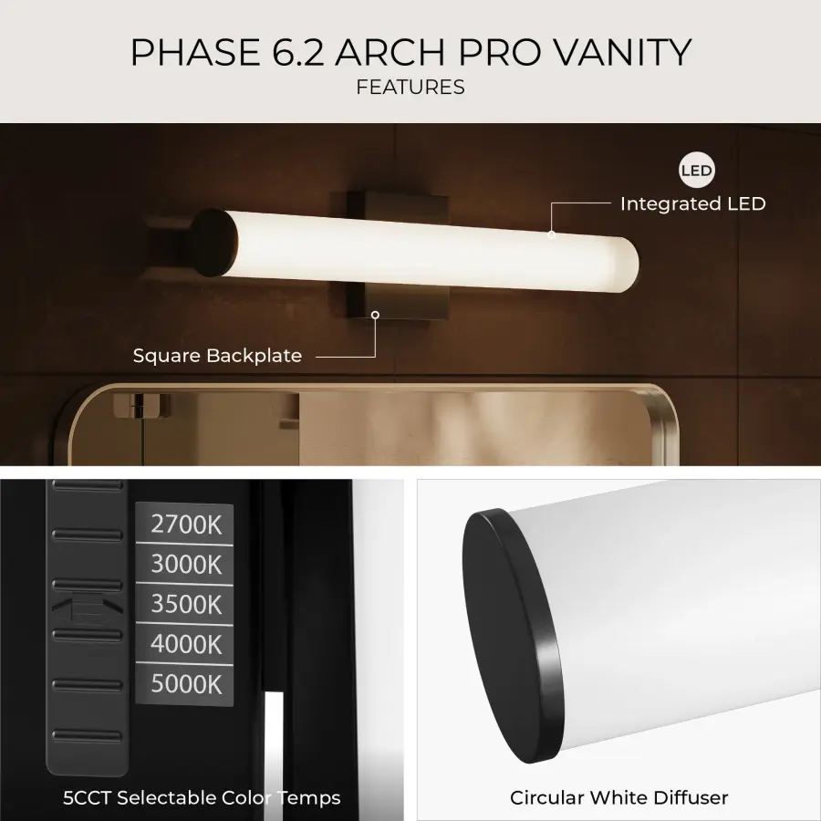 Phase 6.2 LED Bath & Vanity Light - Image 32