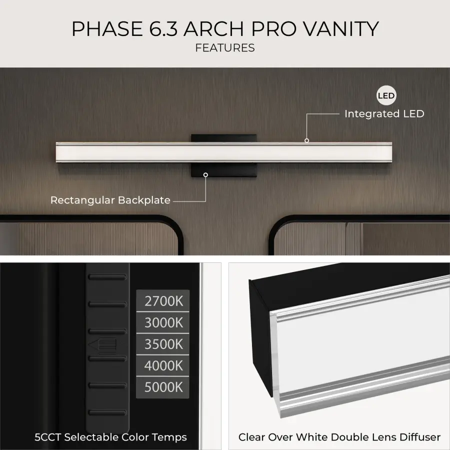 Phase 6.3" LED Bath & Vanity Light - Image 31
