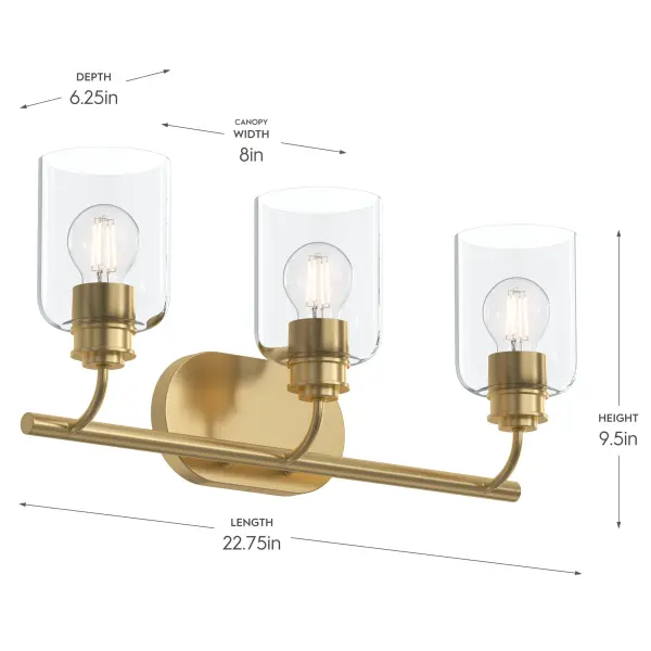 Reines Three-Light Bath & Vanity - Image 14