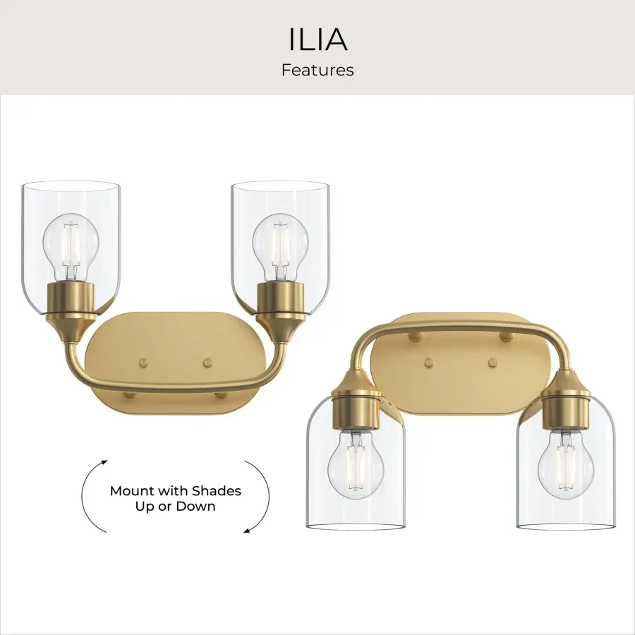 Ilia Two-Light Bath & Vanity - Image 11