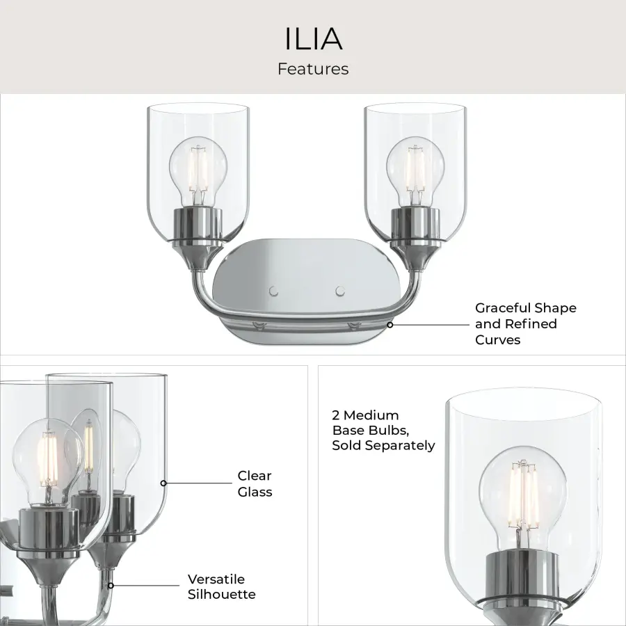 Ilia Two-Light Bath & Vanity - Image 22