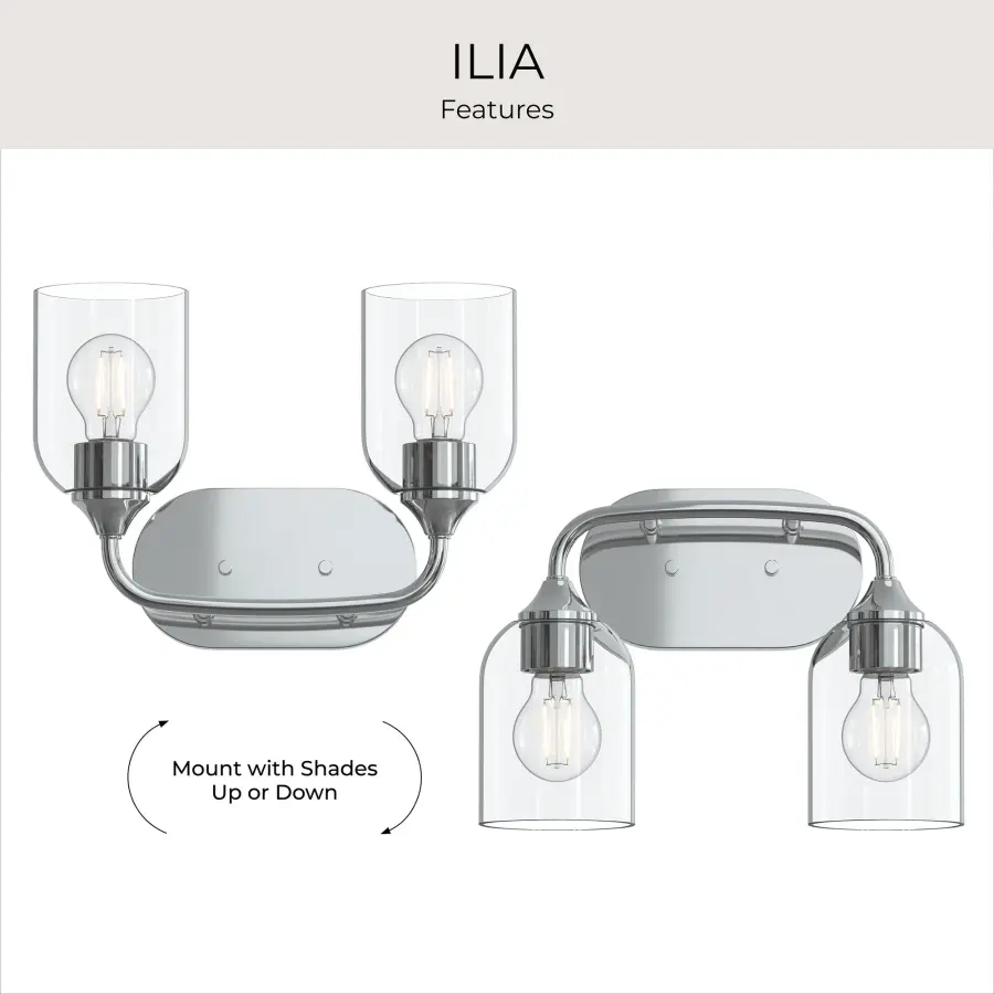 Ilia Two-Light Bath & Vanity - Image 23