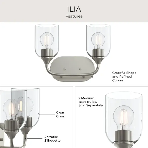 Ilia Two-Light Bath & Vanity - Image 30