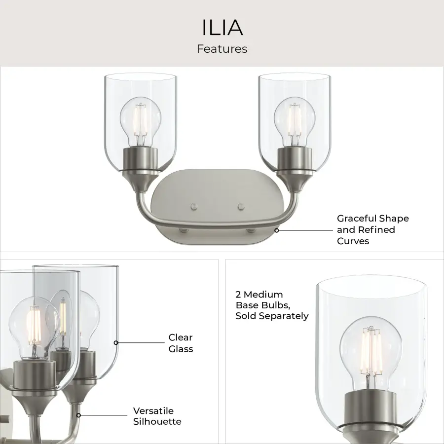 Ilia Two-Light Bath & Vanity - Image 30