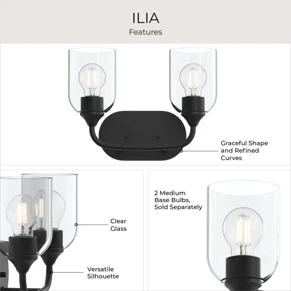 Ilia Two-Light Bath & Vanity - Image 6
