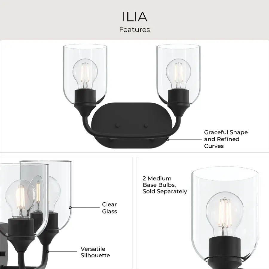 Ilia Two-Light Bath & Vanity - Image 6