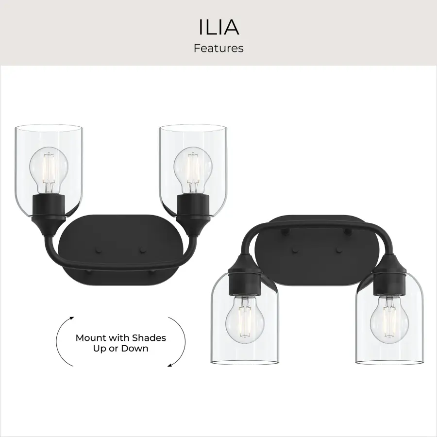 Ilia Two-Light Bath & Vanity - Image 7