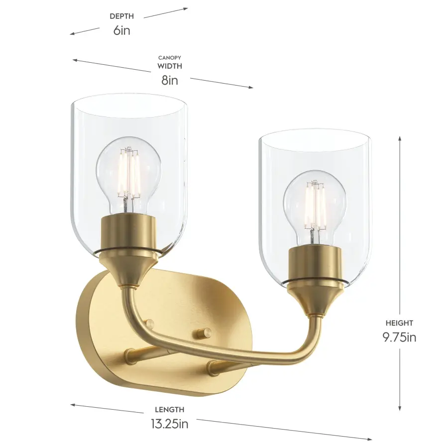 Ilia Two-Light Bath & Vanity - Image 10