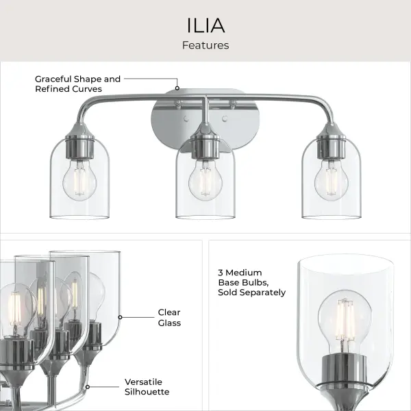 Ilia Three-Light Bath & Vanity - Image 15