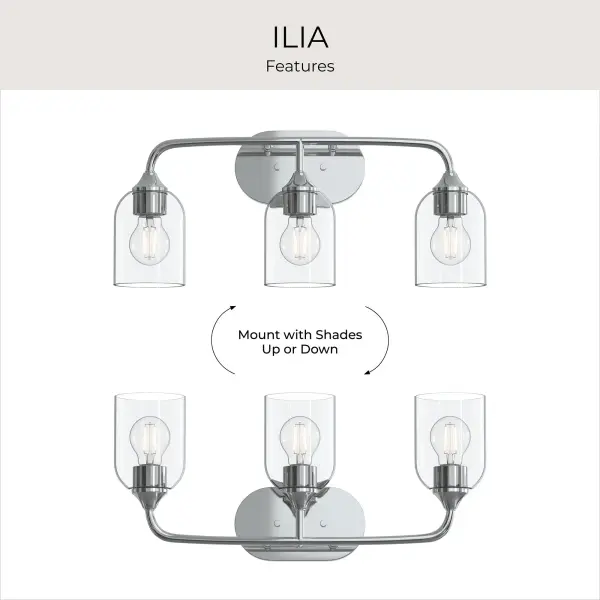 Ilia Three-Light Bath & Vanity - Image 16