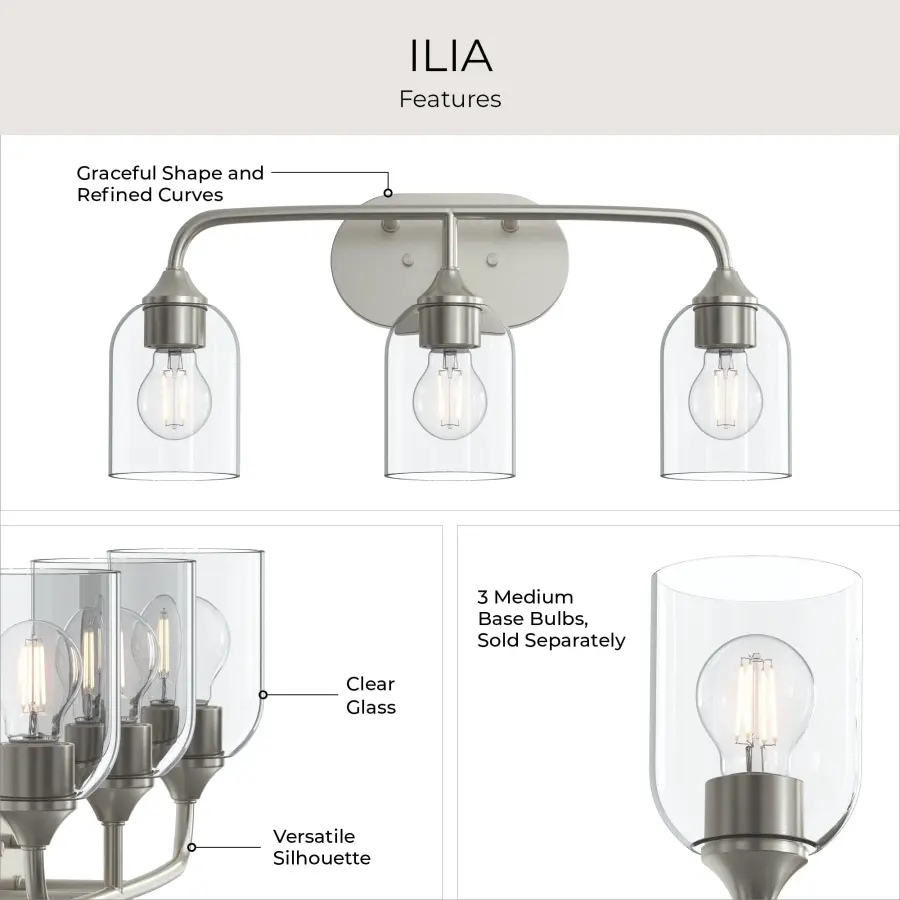 Ilia Three-Light Bath & Vanity - Image 27