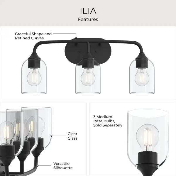 Ilia Three-Light Bath & Vanity - Image 35
