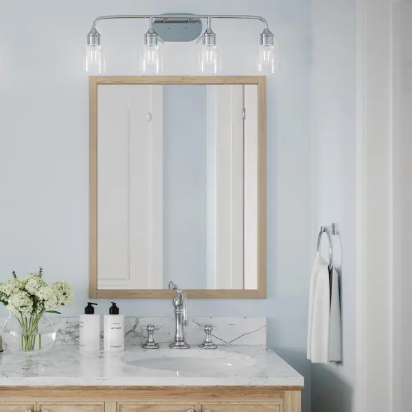 Ilia Four-Light Bath & Vanity - Image 20