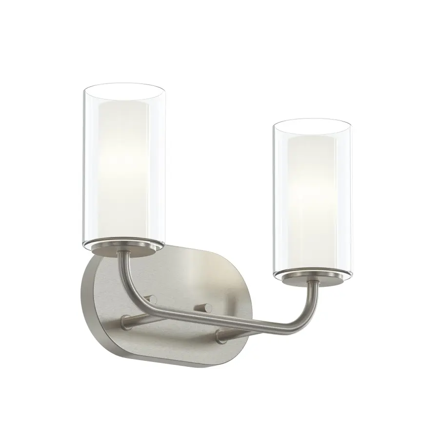 Clean, Modern Vanity Lighting with Timeless Brushed Nickel Finish - Image 3