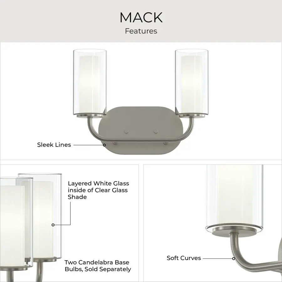 Mack Two-Light Bath & Vanity - Image 18
