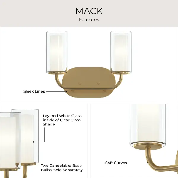 Mack Two-Light Bath & Vanity - Image 6