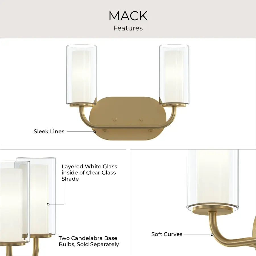 Mack Two-Light Bath & Vanity - Image 6
