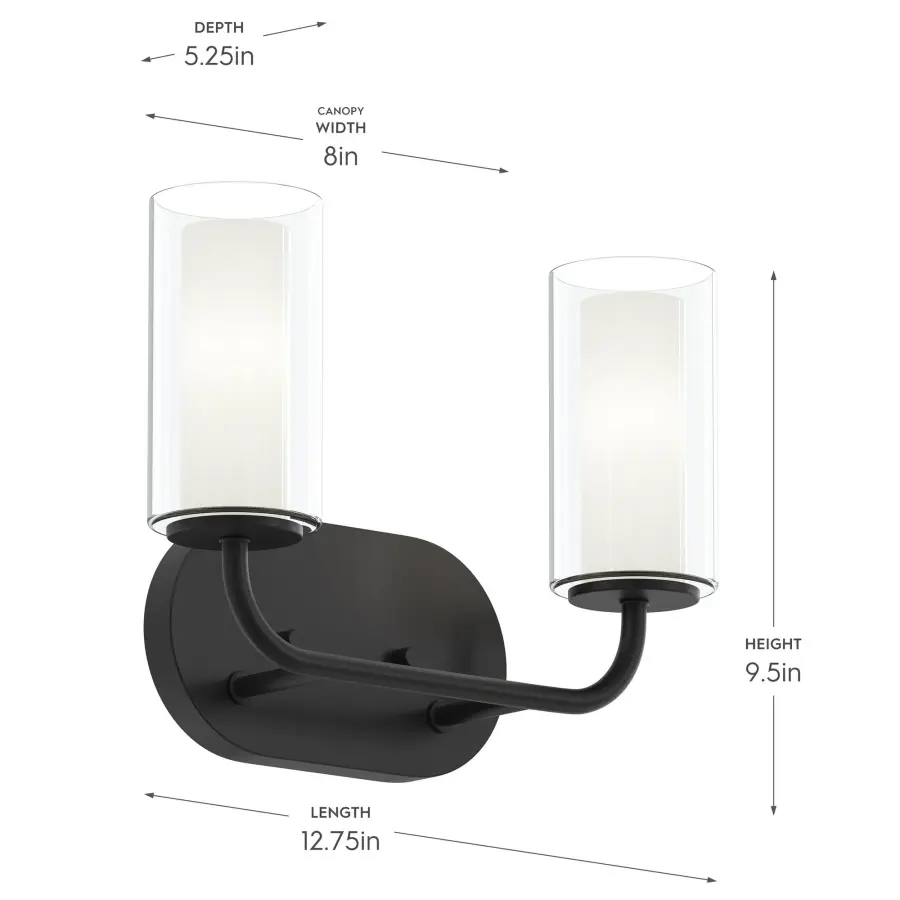 Mack Two-Light Bath & Vanity - Image 9