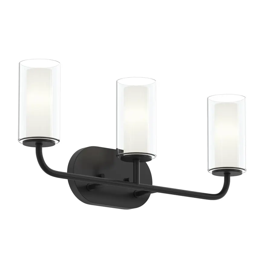 Modern Transitional Vanity Light with Brushed Nickel Finish - Image 1