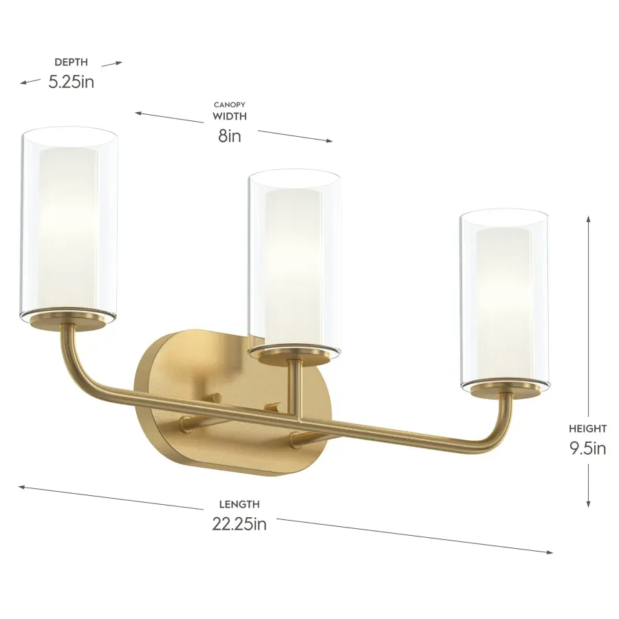 Mack Three-Light Bath & Vanity - Image 15