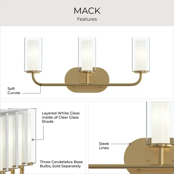 Mack Three-Light Bath & Vanity - Image 16