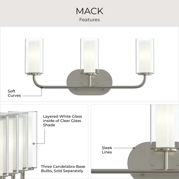 Mack Three-Light Bath & Vanity - Image 10