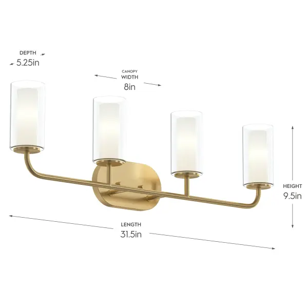 Mack Four-Light Bath & Vanity - Image 6
