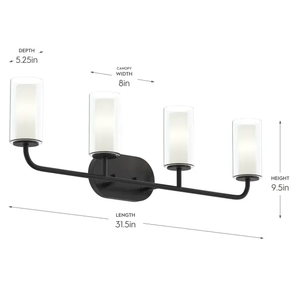 Mack Four-Light Bath & Vanity - Image 9