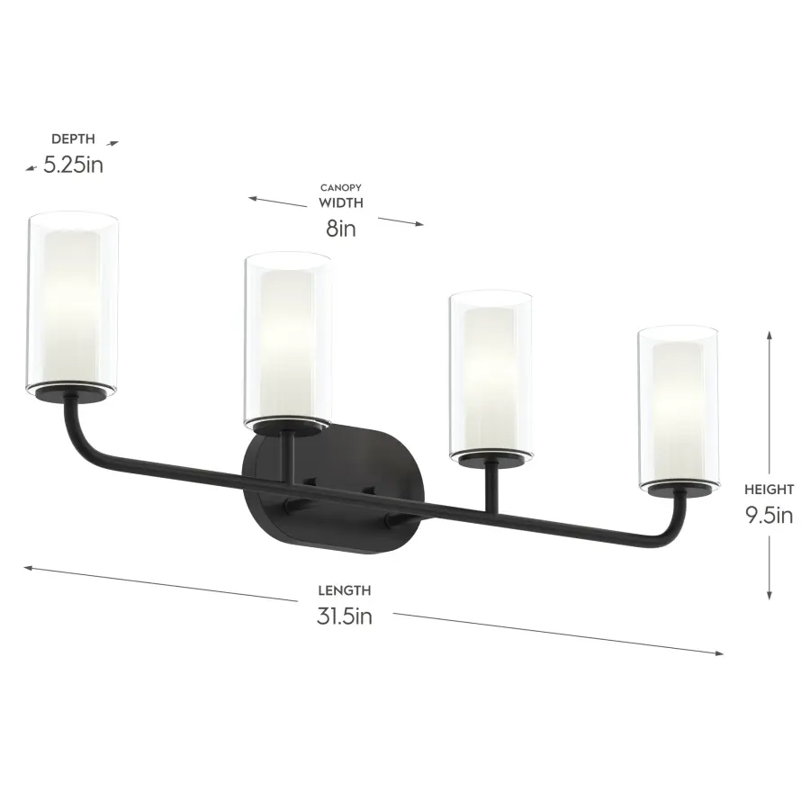 Mack Four-Light Bath & Vanity - Image 9