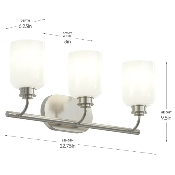 Reines Three-Light Bath & Vanity - Image 4