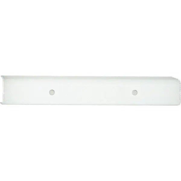 This traditional four-light vanity fixture features elegant channel glass shades in a crisp white finish, providing balanced illumination for bathroom spaces. JA8 compliant for California energy standards.