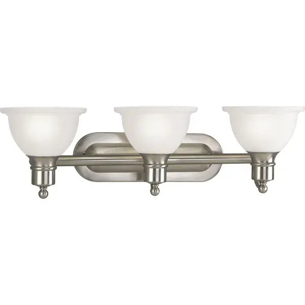Madison Three-Light Etched Glass Bath Vanity Light - Image 2