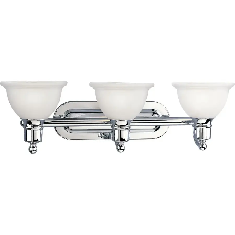 Madison Three-Light Etched Glass Bath Vanity Light - Image 3