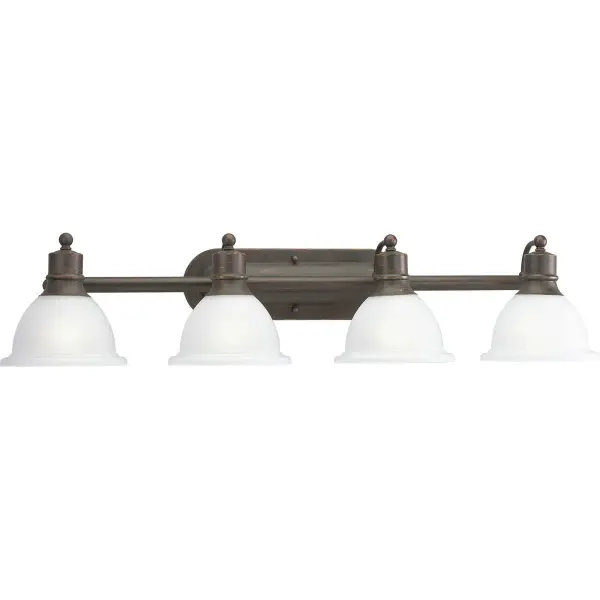 Madison Four-Light Etched Glass Bath Vanity Light - Image 1