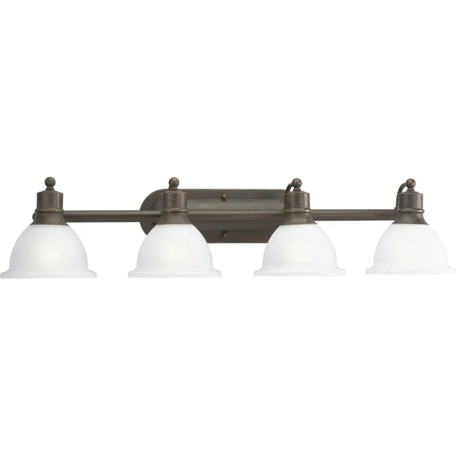Madison Four-Light Etched Glass Bath Vanity Light - Image 1