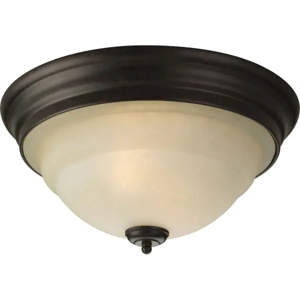 The Torino close-to-ceiling fixture delivers clean transitional style in a compact 14-5/8" profile. Perfect for rooms with lower ceilings, its brushed nickel finish and two-light design provide ample illumination.