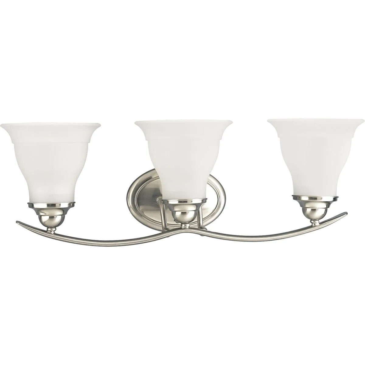 Trinity Three-Light Etched Glass Bath Vanity Light